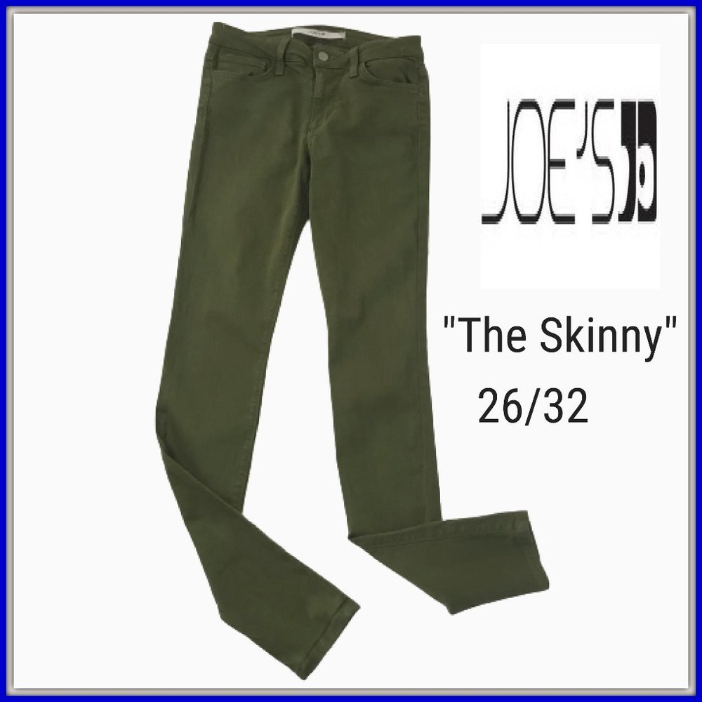Joe's Jeans Artichoke Color "The Skinny" 26/32